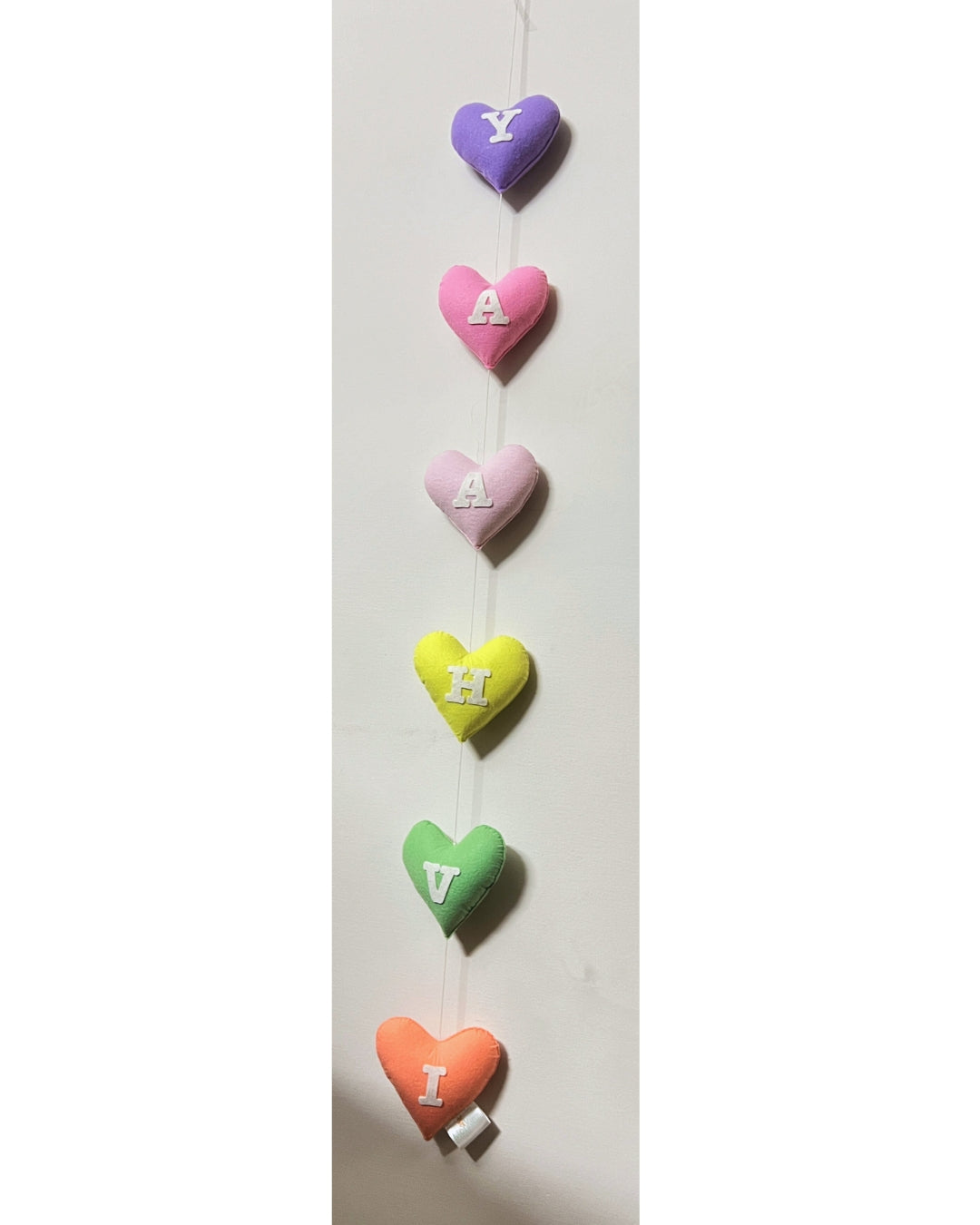 Feel The Love Vertical Bunting (Candy Pop)