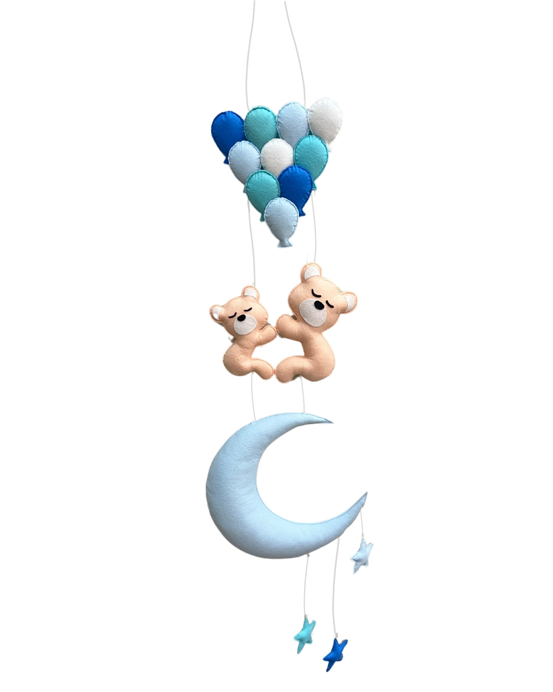 Moon cuddles Name Wall Hanging- Felt Fabric