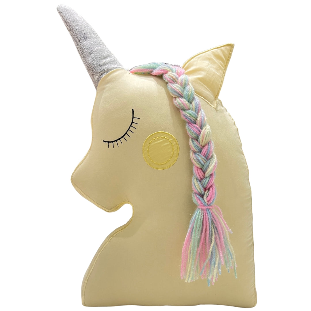 Colourful Unicorn Shaped Cushion