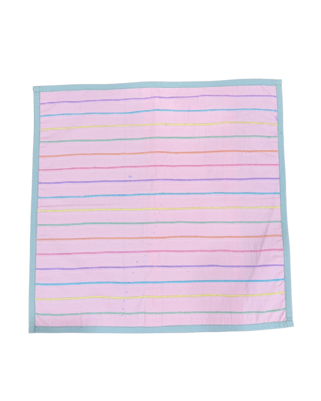 Rainbow Stitches Cushion Cover