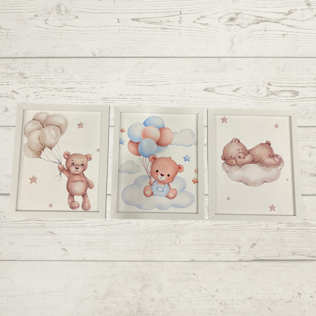 Up, Up & Away Bear Frame- Floating with Joy