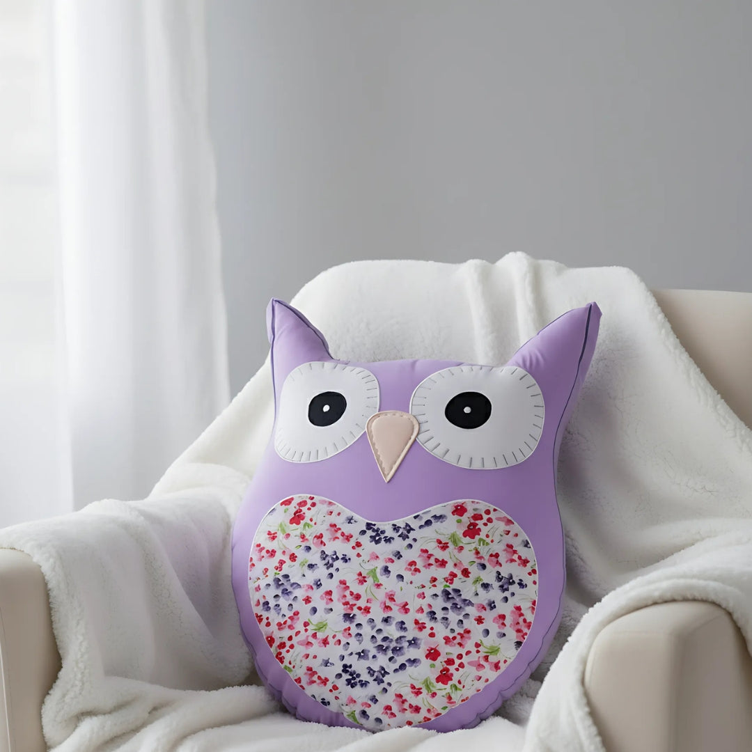 Colourful Owl Cushion