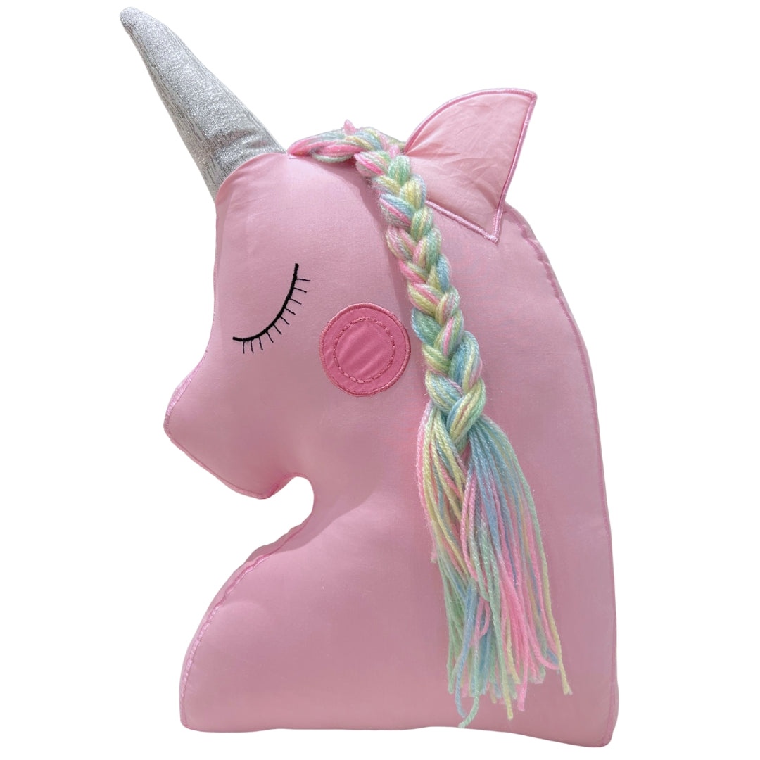 Colourful Unicorn Shaped Cushion