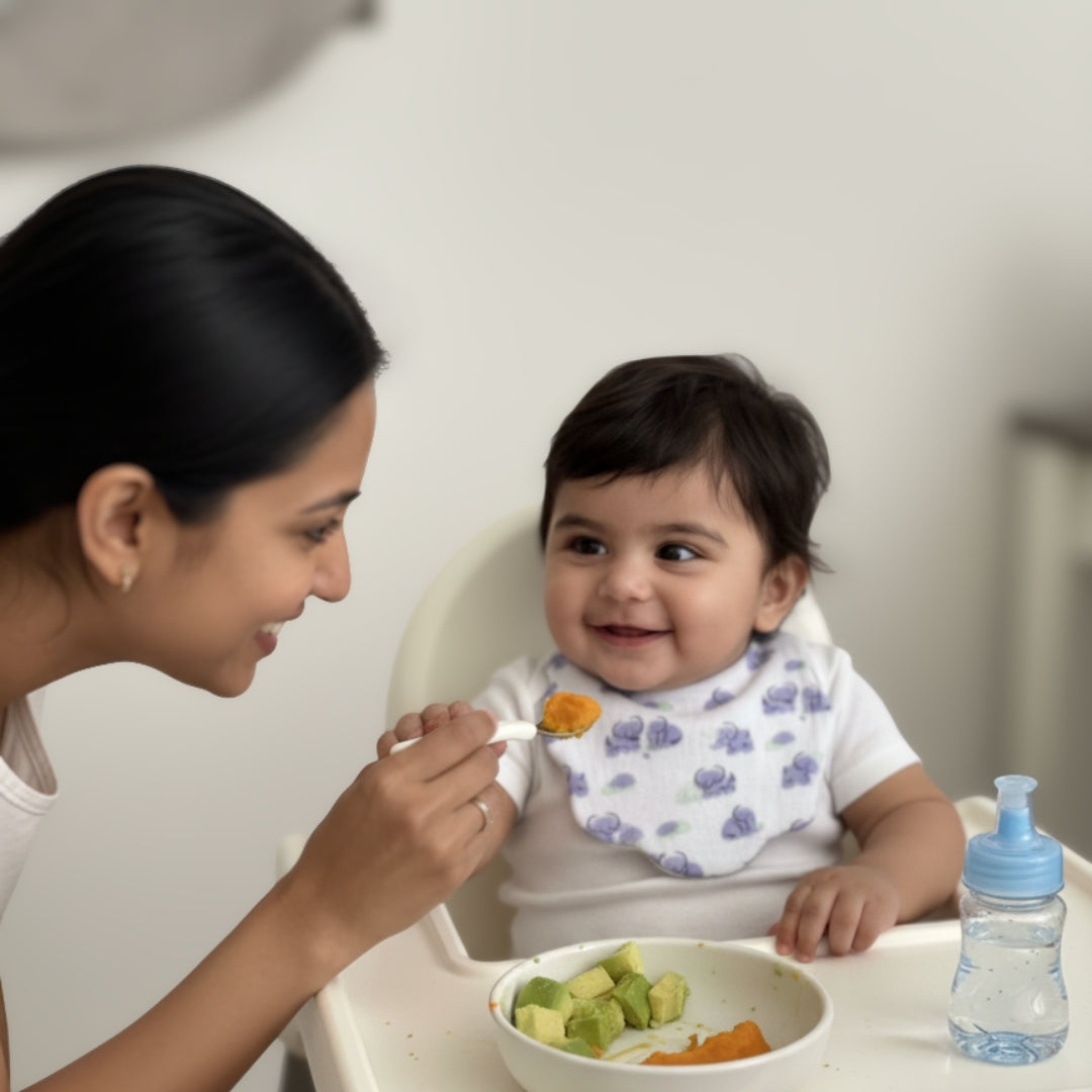 Ultra-Soft Muslin Baby Bib – 100% Cotton (0–18M)