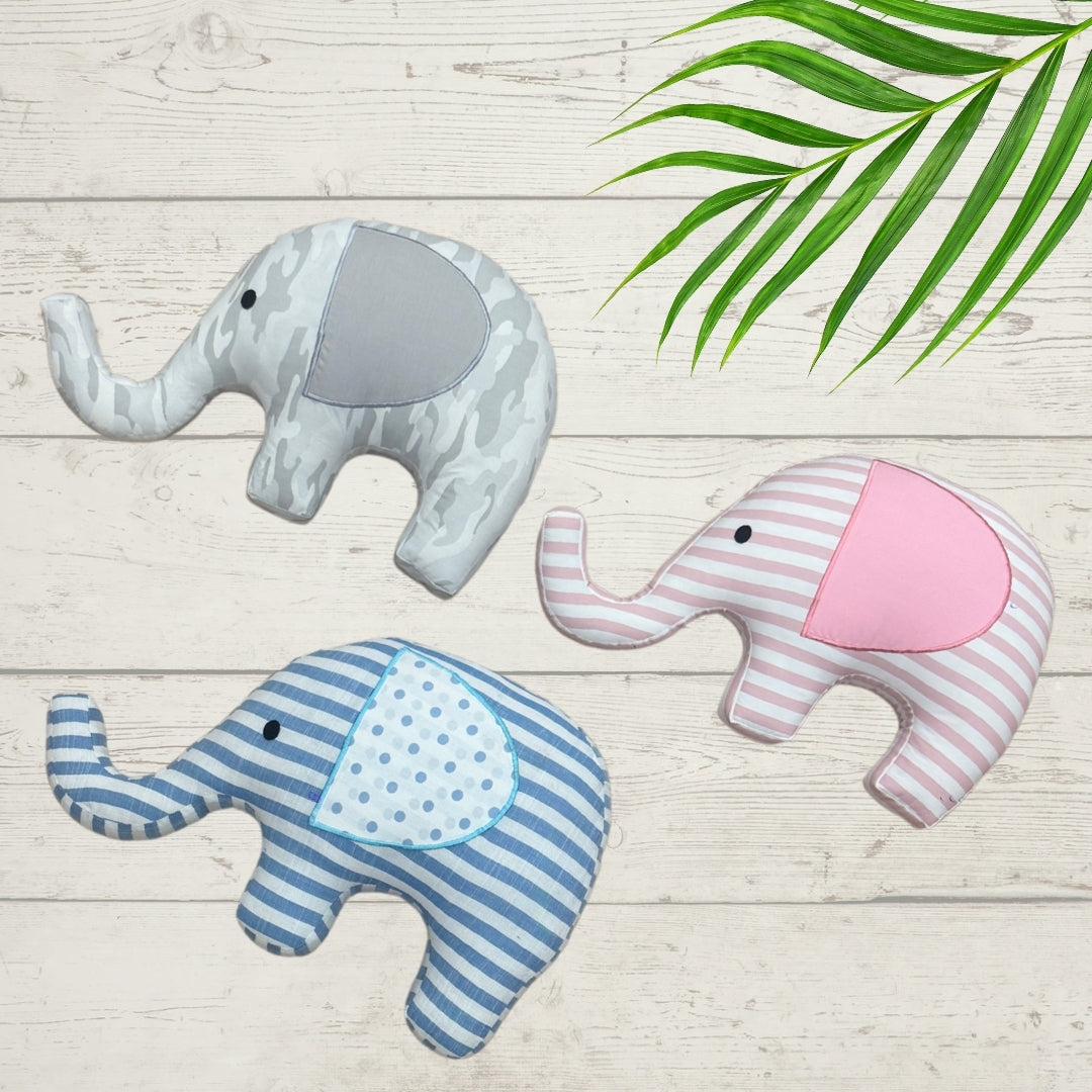 Colourful Elephant Cushion- Personalised Name