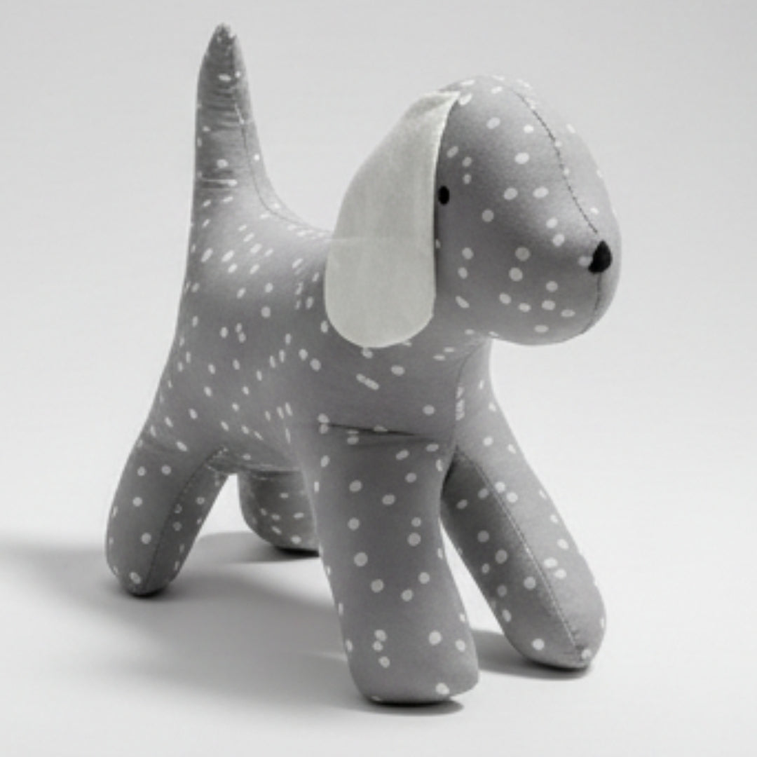 Pocked Dog Plush – Cute Cotton Dog Soft Toy for Babies & Toddlers