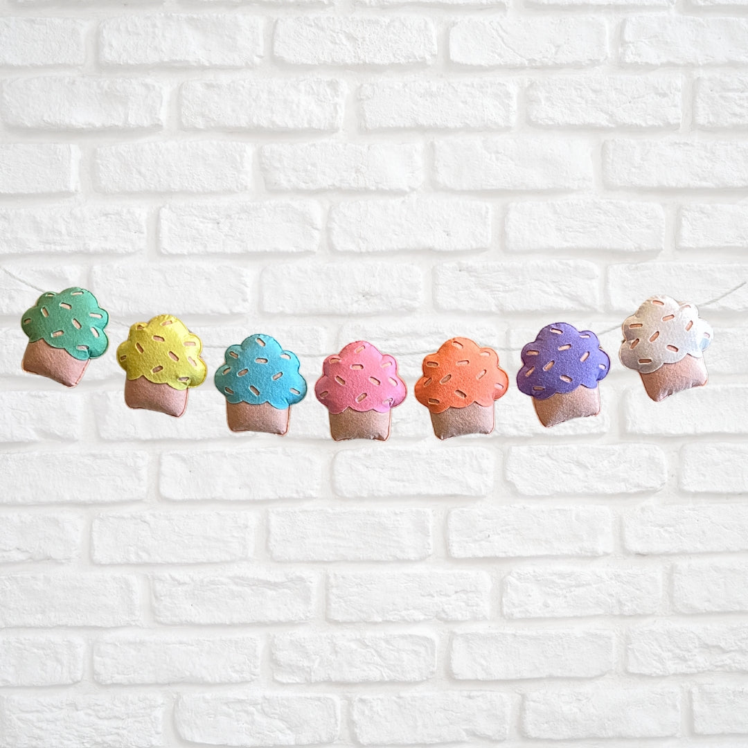 Colourful Cupcake Bunting