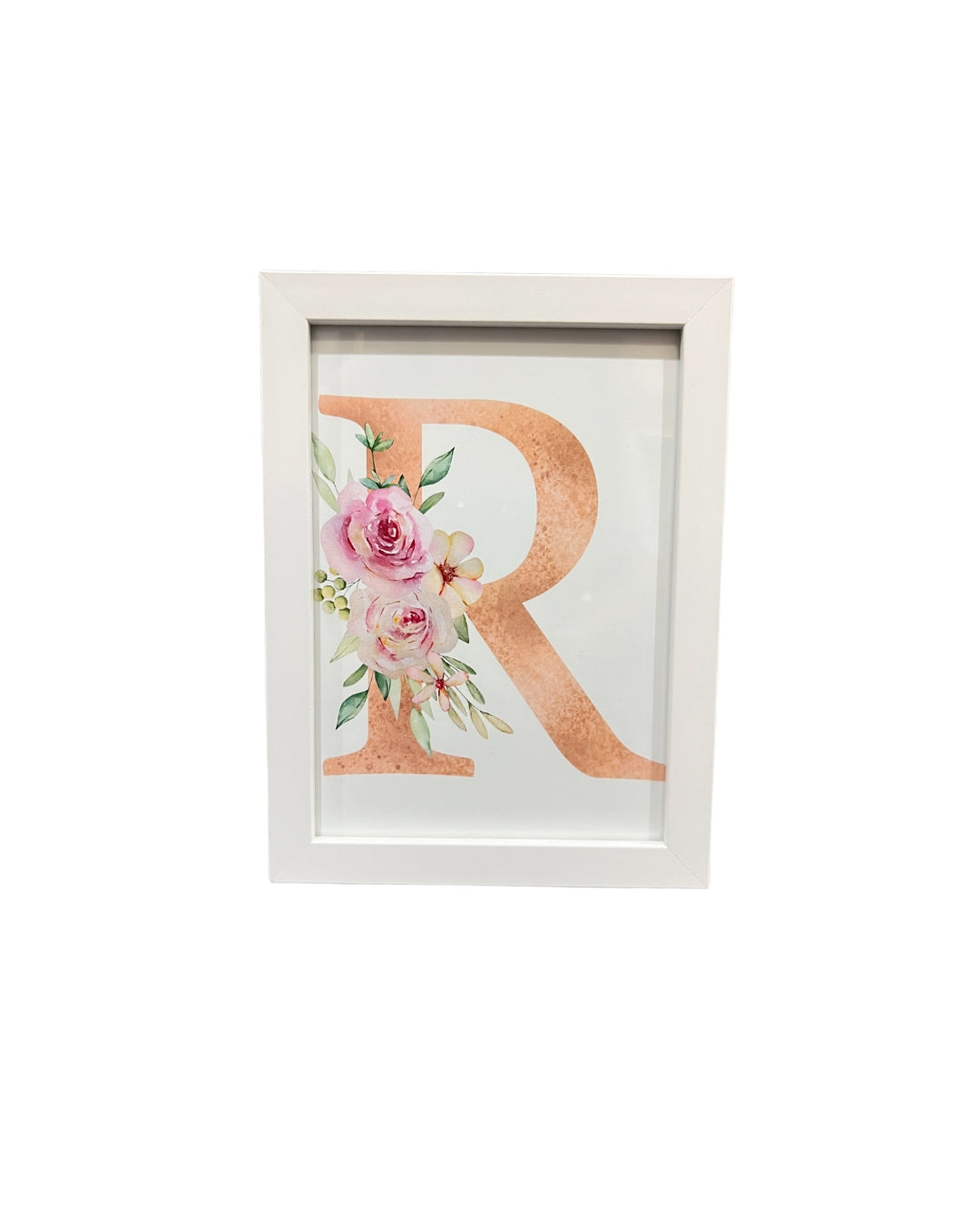 Floral Alphabet Frame