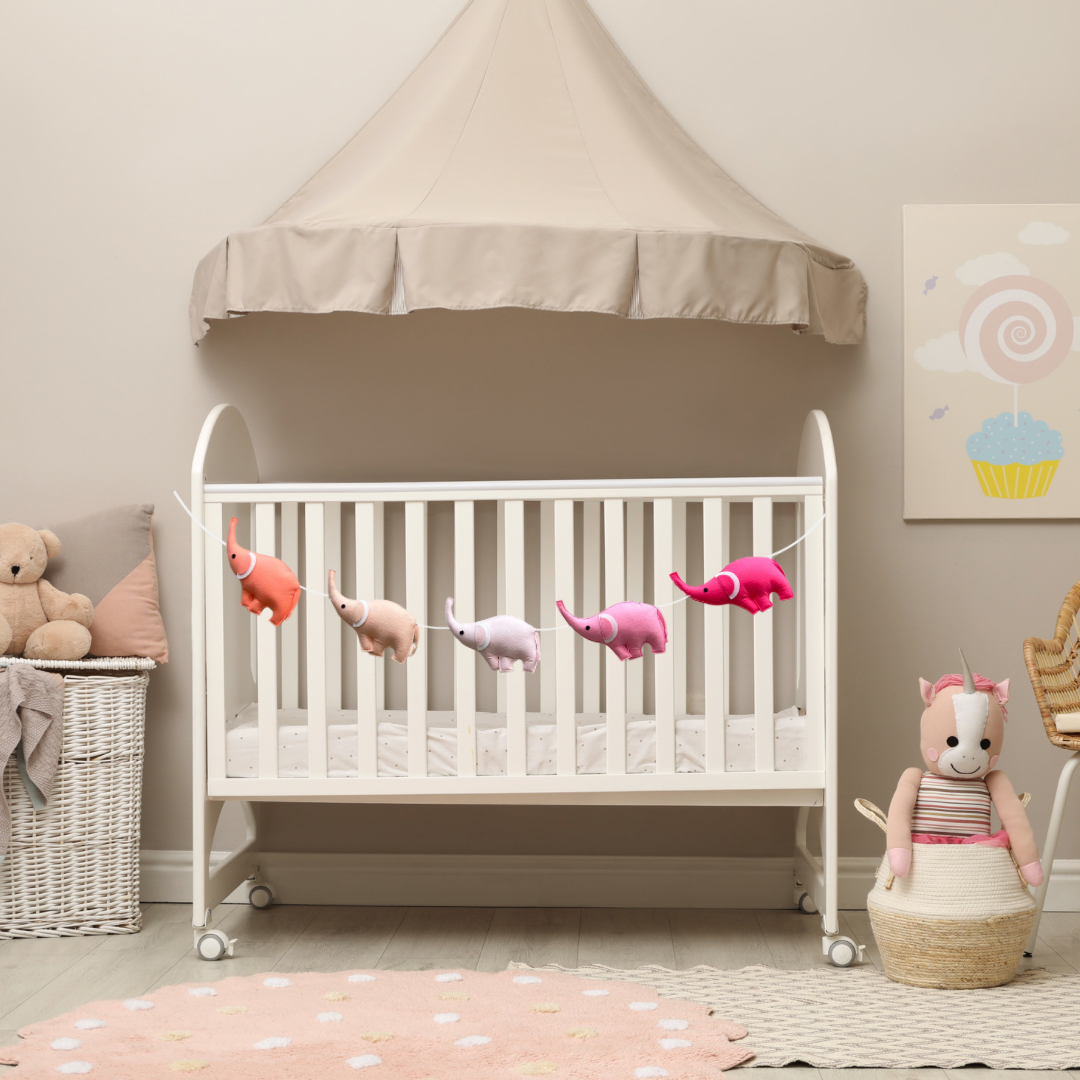 Elephant Bunting- Perfect for Cots