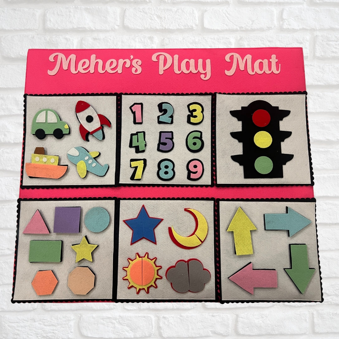 Interactive Felt Play Mat for Kids