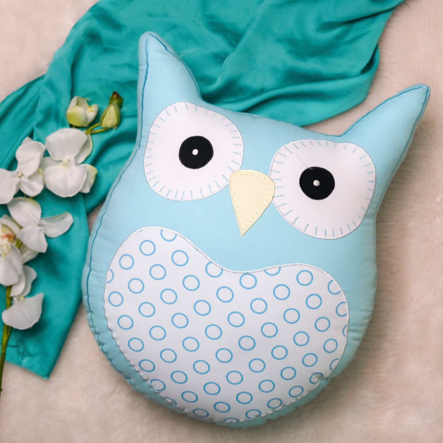 Colourful Owl Cushion