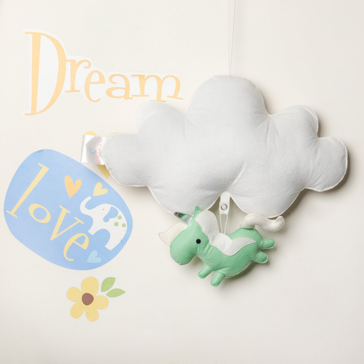 Personalised Name Cloud Hanging with Mini