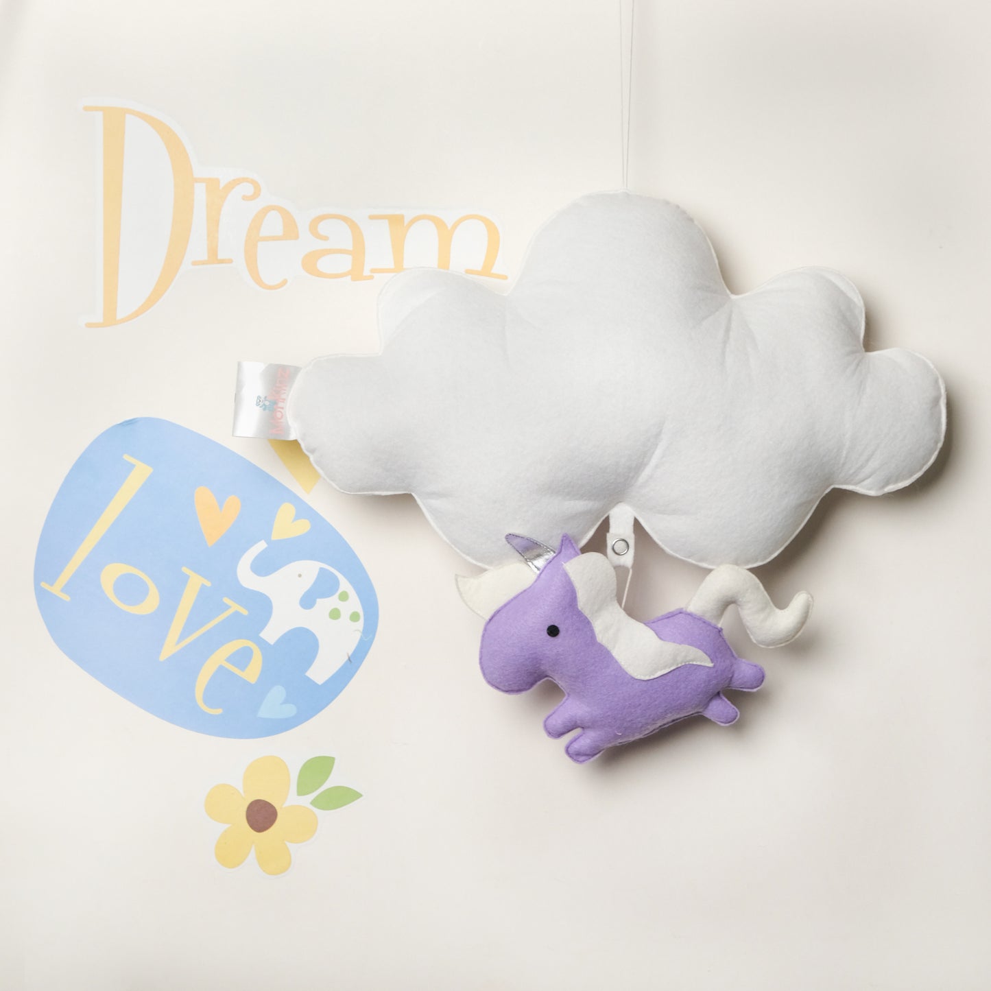 Personalised Name Cloud Hanging with Mini