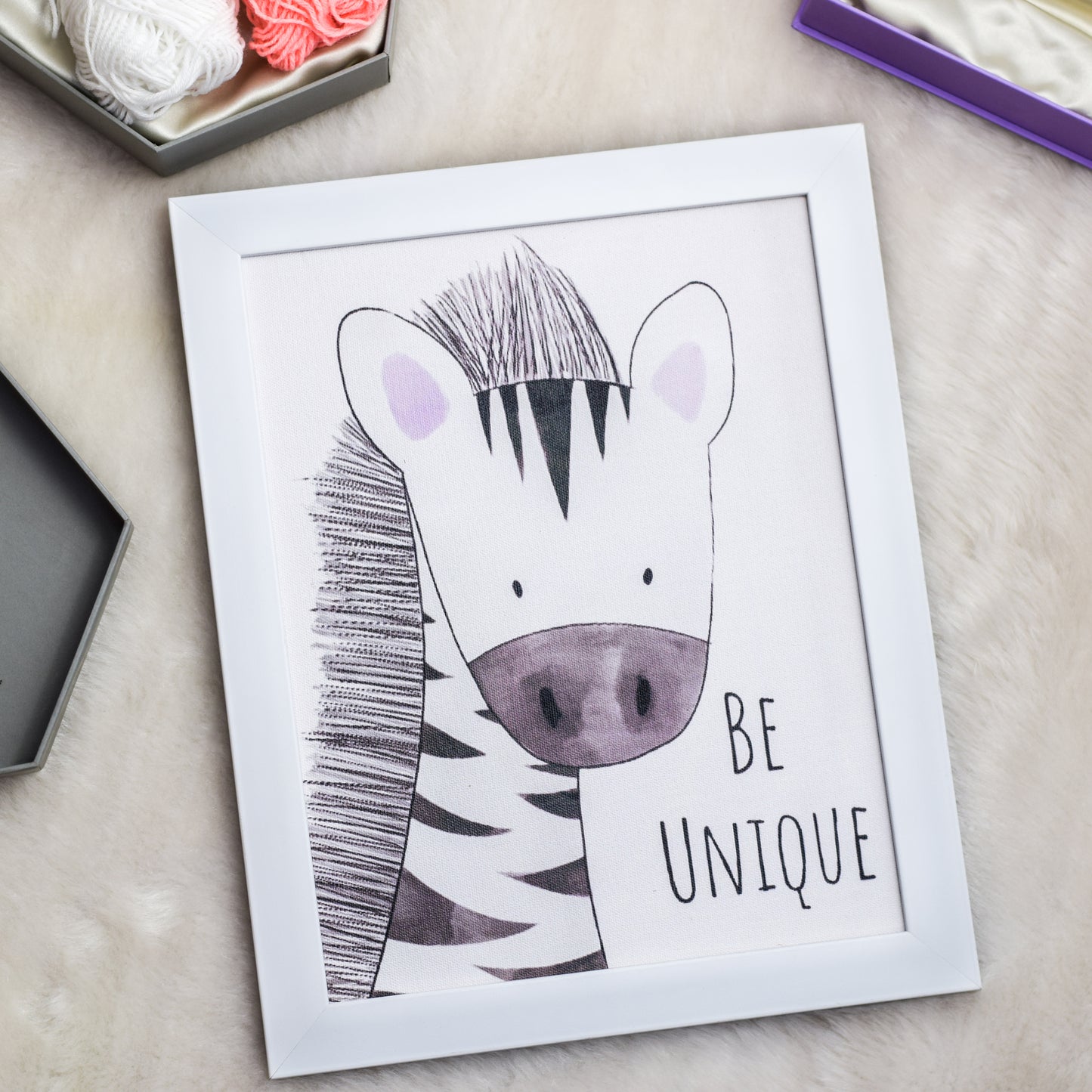 Be Unique Canvas Frame - Monkinz
