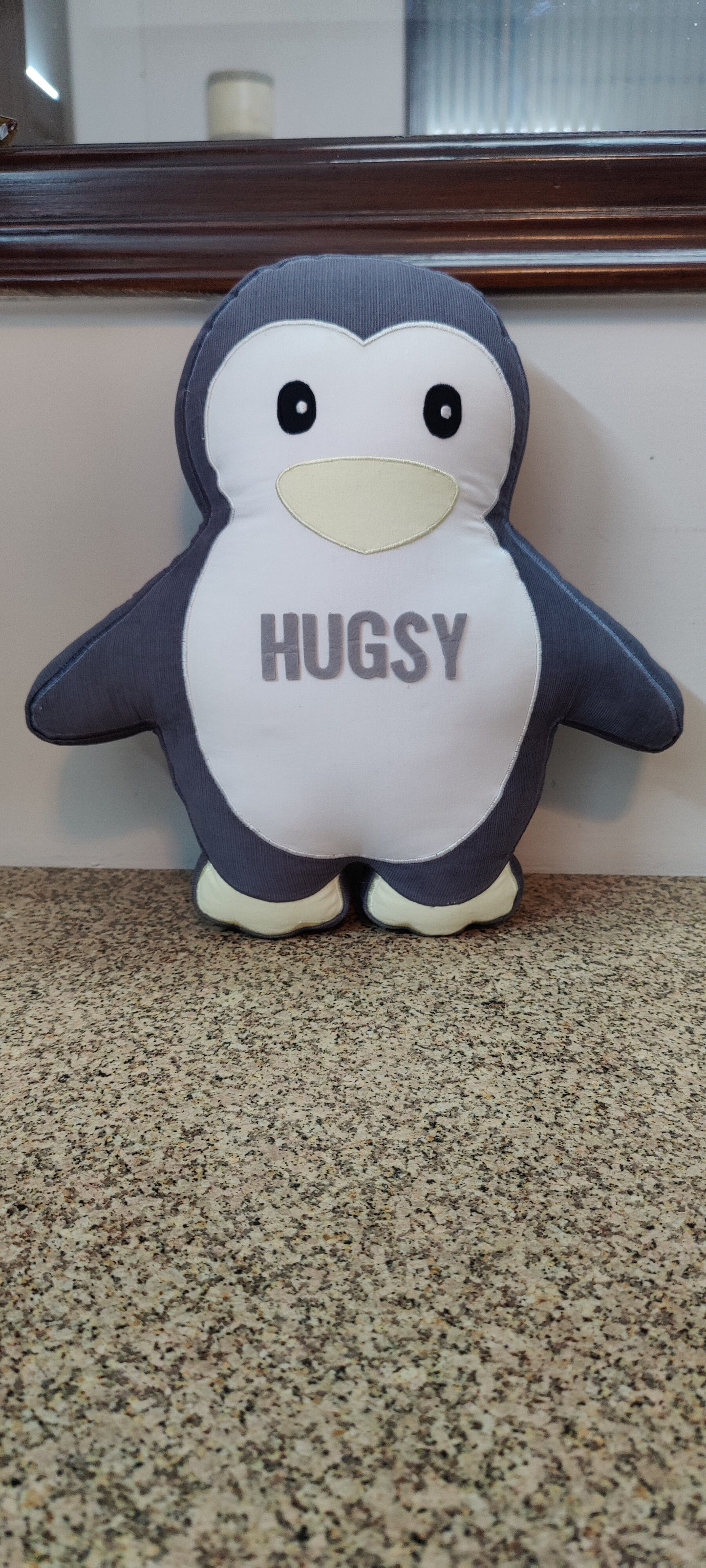 Penguin Cushion- Personalised Name