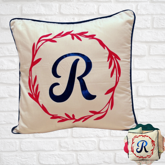 Monogram Cushion Cover For Baby