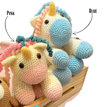 Load image into Gallery viewer, Unicorn Crochet Toy (Rattle)
