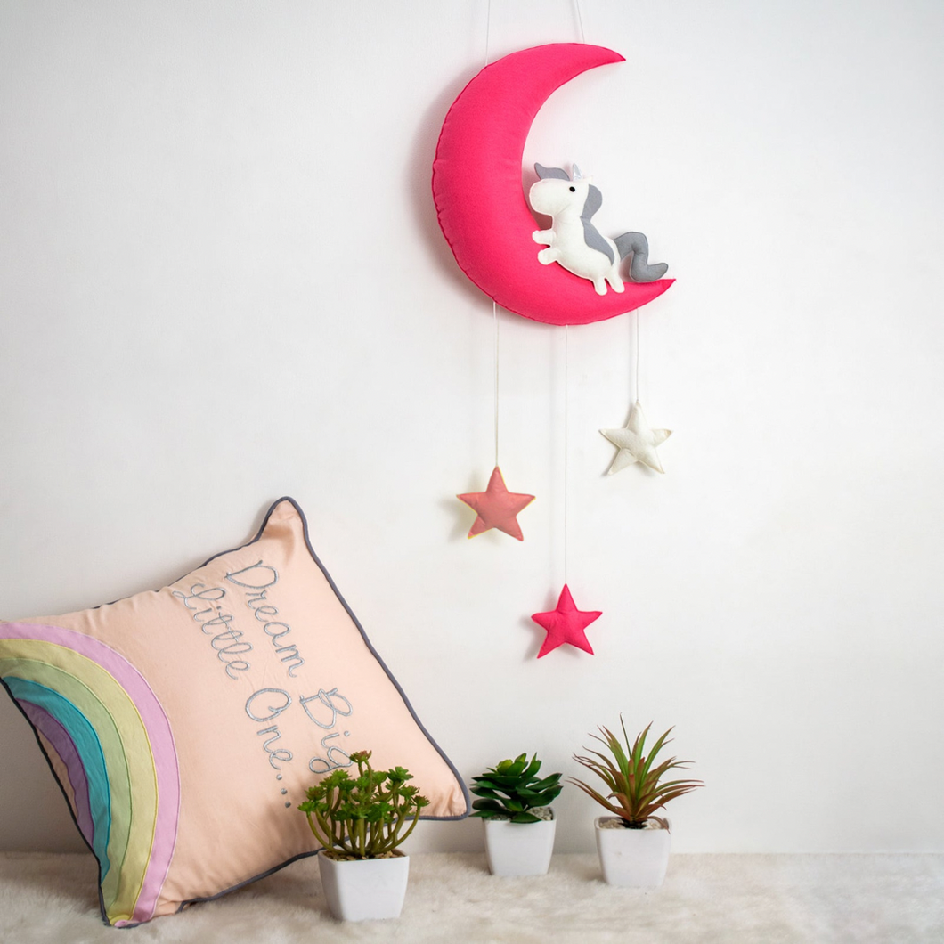Unicorn on Moon Hanging