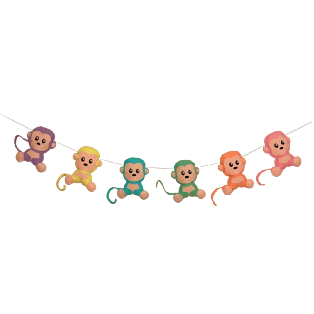 Monkey Around Bunting- Colourful & Stylish