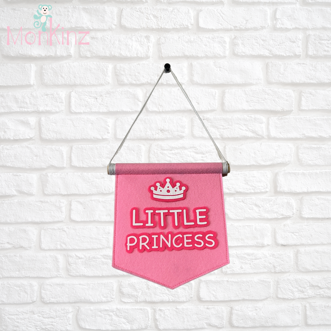 Custom Felt Wall Banner for Baby Room – Personalised Name or Quote | Nursery Décor
