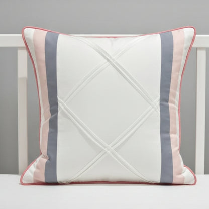 Double Pleated Stripe Cushion Cover