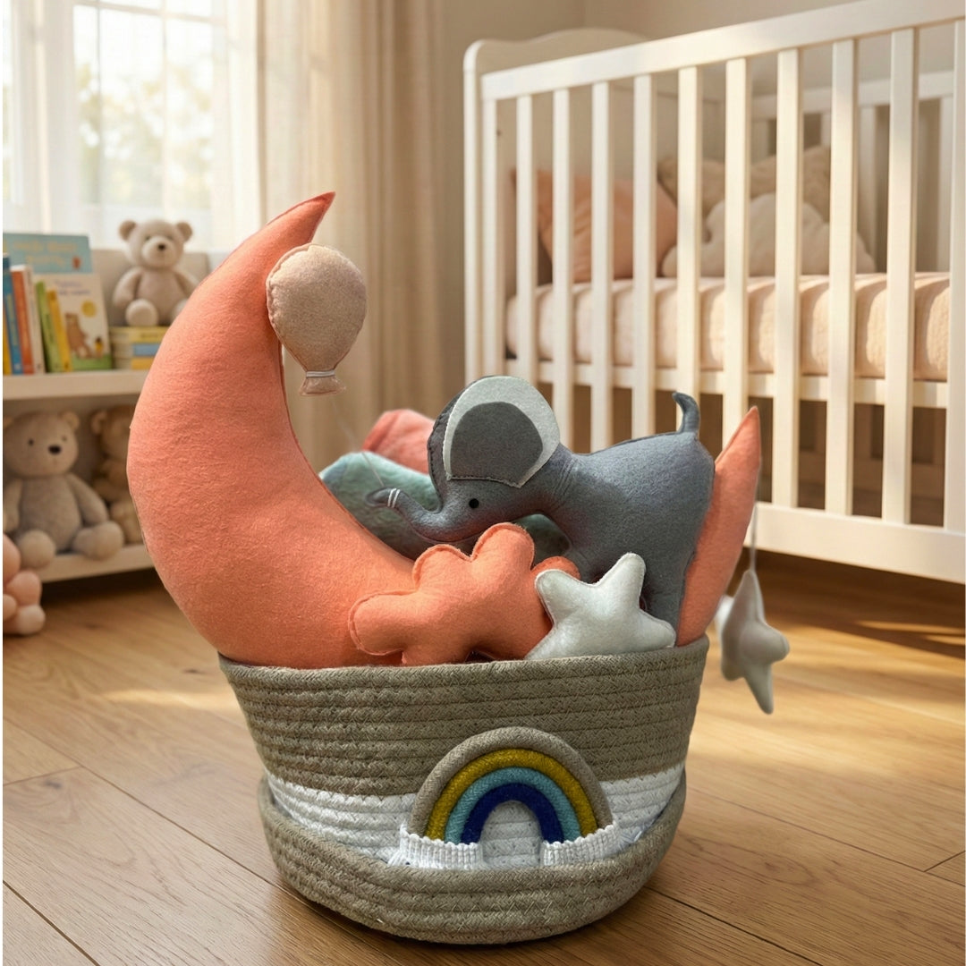 Moonlit Elephant Baby Shower Hamper