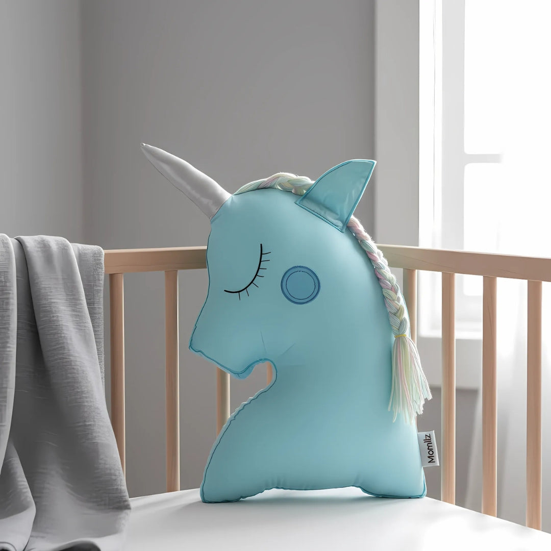 Colourful Unicorn Shaped Cushion