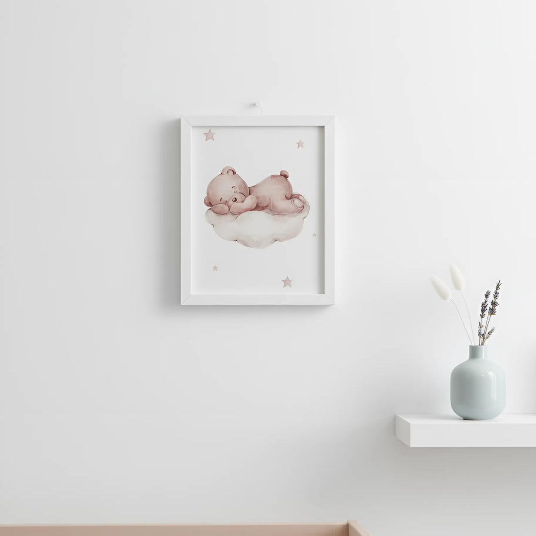 Cloudy Bear Dreams Frame- Floating with Love
