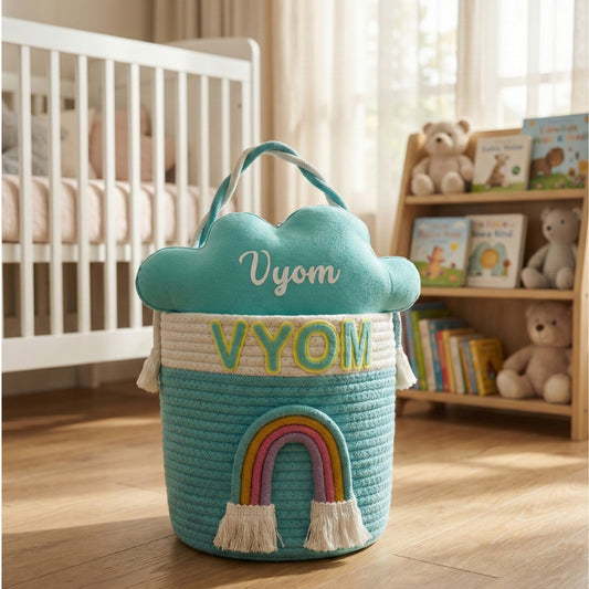 Aqua Cloud & Rainbow Baby Hamper