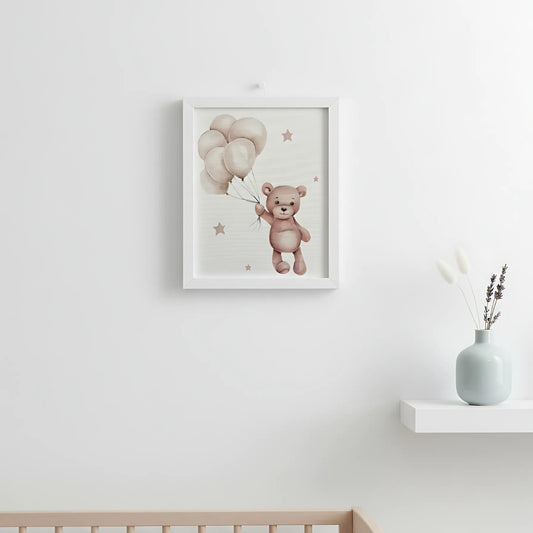 Up, Up & Away Bear Frame- Floating with Joy
