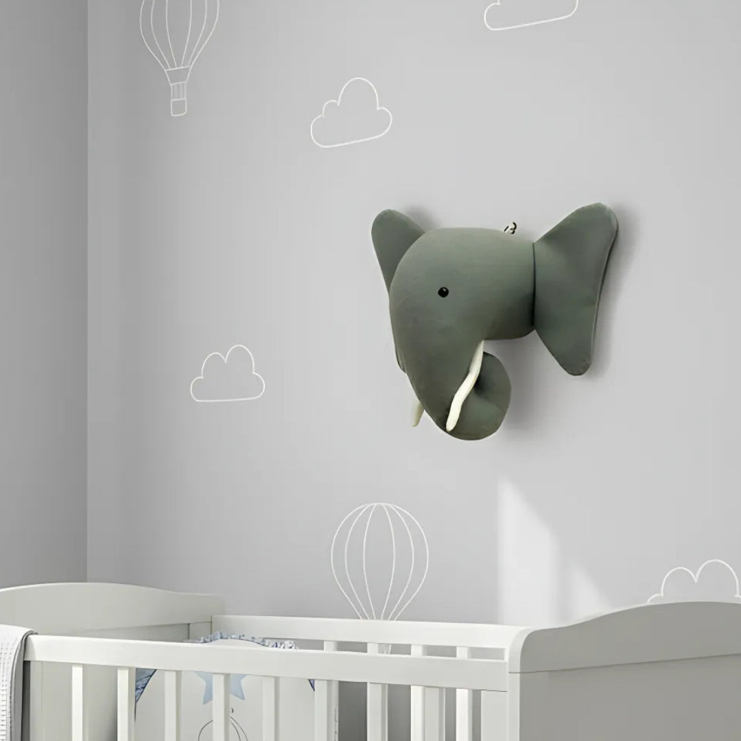 Colourful Elephant Head Wall Hanging