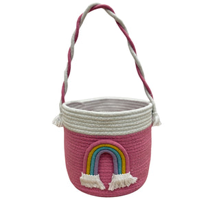Rainbow Cuddles Carry Storage Basket