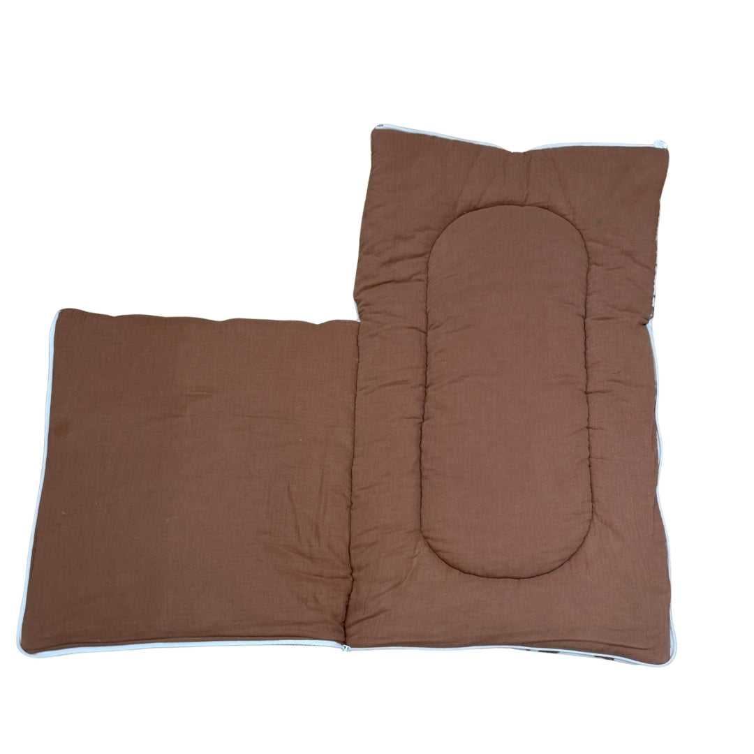 SnugPod Cotton Muslin Baby Sleeping Bag - Teddy World