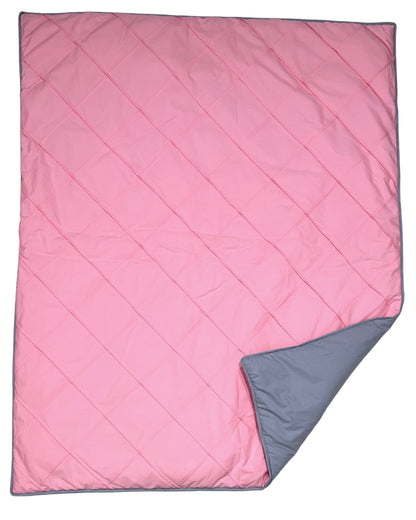 Sweet Blush Pleated Cotton Kids Quilt
