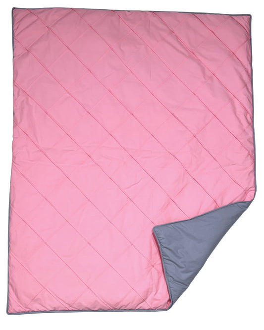Sweet Blush Pleated Cotton Kids Quilt