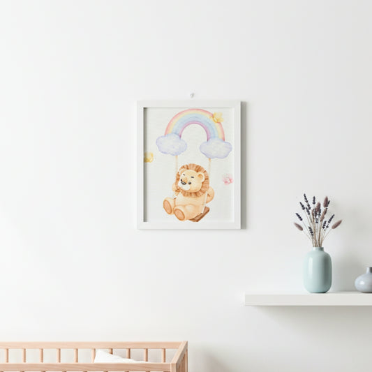 Lion’s Rainbow Ride Frame- A Bright, Bold Adventure