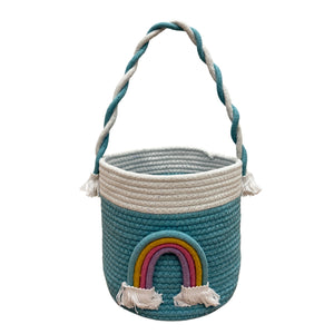 Rainbow Cuddles Carry Storage Basket