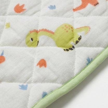 Jurassic Joy Organic Cotton Muslin Blanket - GOTS certified (40x50")