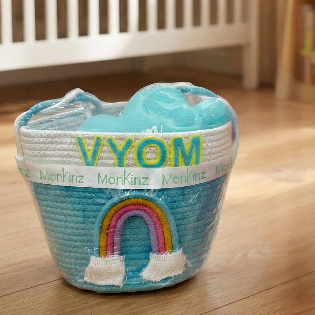 Aqua Cloud & Rainbow Baby Hamper