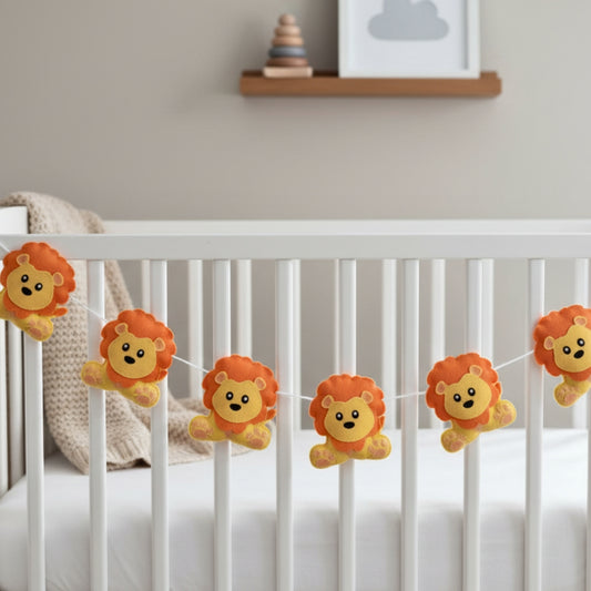 Lion Bunting- Cute Baby Room Decor