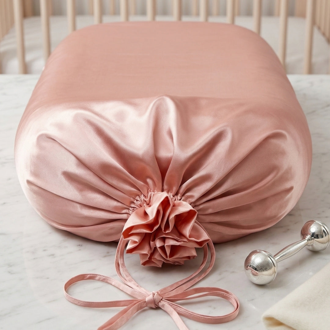 Baby Nest Bed & Lounger - Dusty Mauve