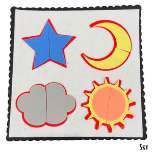 Interactive Learning Felt Mat