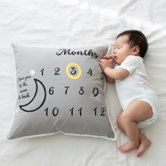 Milestone Cushion Cover- Learning Counting