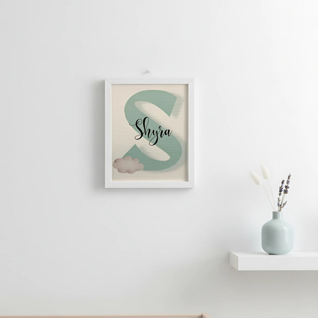 Colorful Alphabet & Name Frame- Personalised