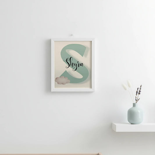 Colorful Alphabet & Name Frame- Personalised
