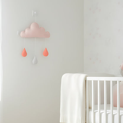 Dual Colour Cloud Hanging with Personalised Name