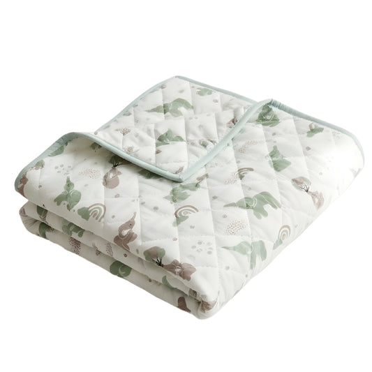 Flying Ele Organic Cotton Muslin Blanket - GOTS certified (40x50")