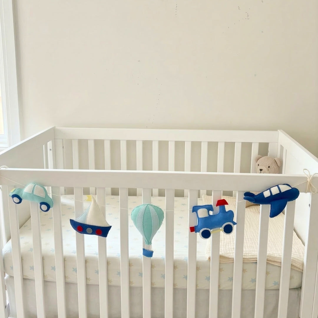 Felt Transport Theme Nursery Bunting