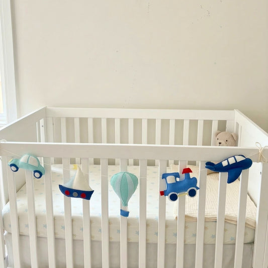 Felt Transport Theme Nursery Bunting