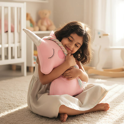 Colourful Unicorn Shaped Cushion